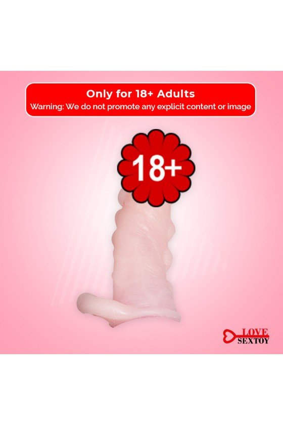 Solid Dotted Head Penis Extension Sleeve Skin Color PES-027