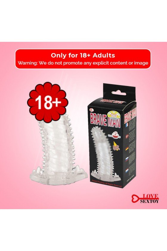 BRAVE MAN Crystal Penis Extension Sleeve PES-024