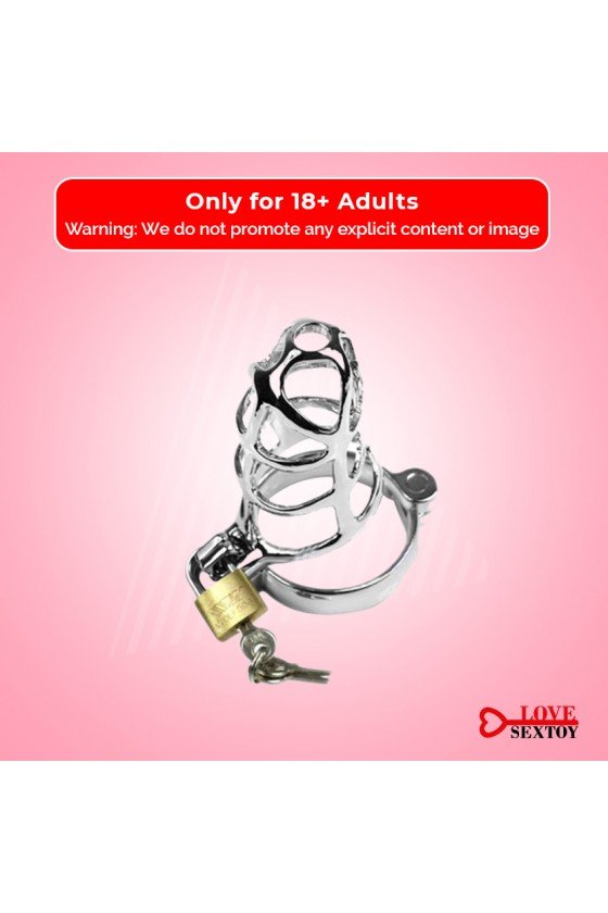 Chastity Steel Lock Device for Men BDSM-010